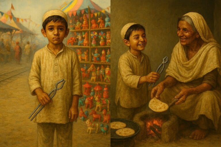 🧒 ईदगाह – एक चिमटा और माँ की ममता का अमर प्रतीक